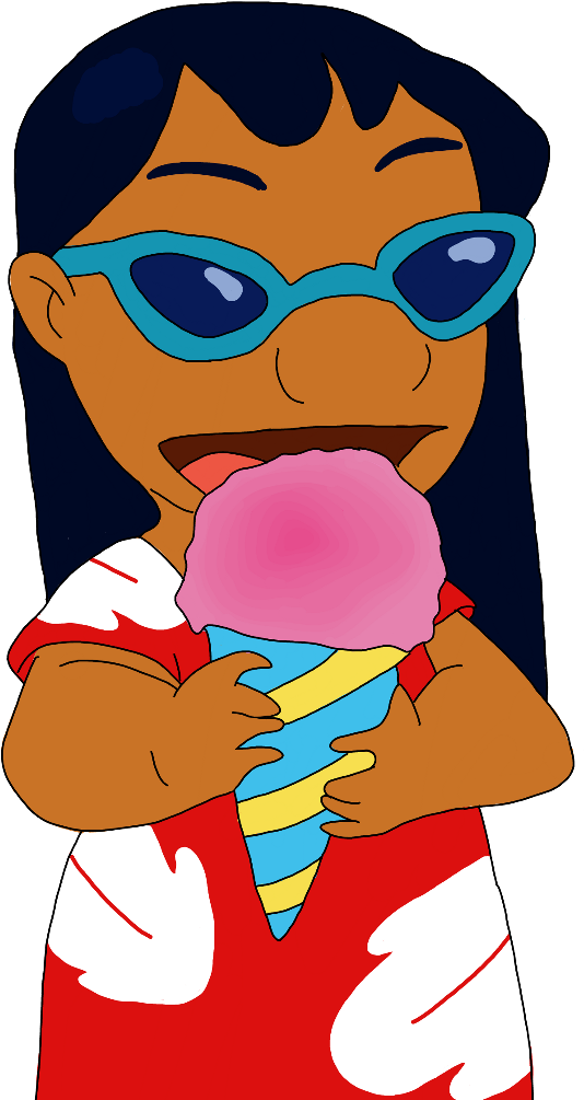 Lilo Sticker - Cartoon (1024x1024), Png Download
