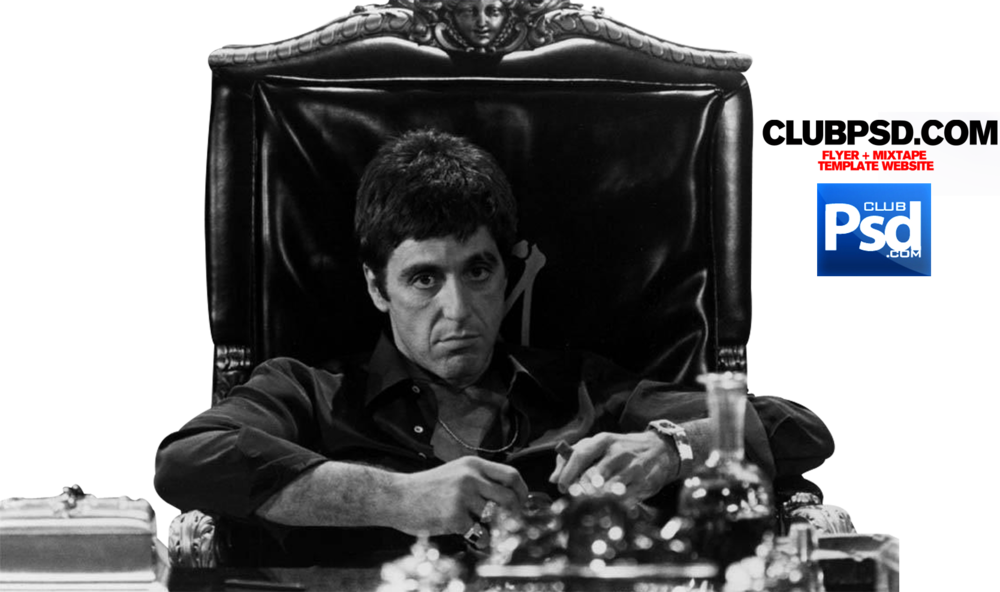 Scarface - Tony Montana (1000x592), Png Download