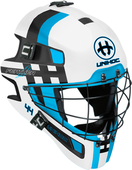 Unihoc Feather 44 Goalie Mask - Unihoc Summit 44 (515x600), Png Download