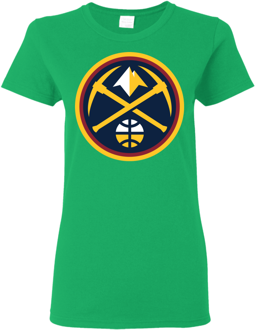 Denver Nuggets Ladies' T-shirt - Denver Nuggets (1155x1155), Png Download