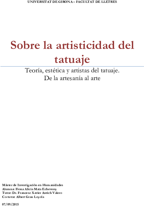 Universitat De Girona Facultat De Lletres Pericco Alba - Information (595x842), Png Download