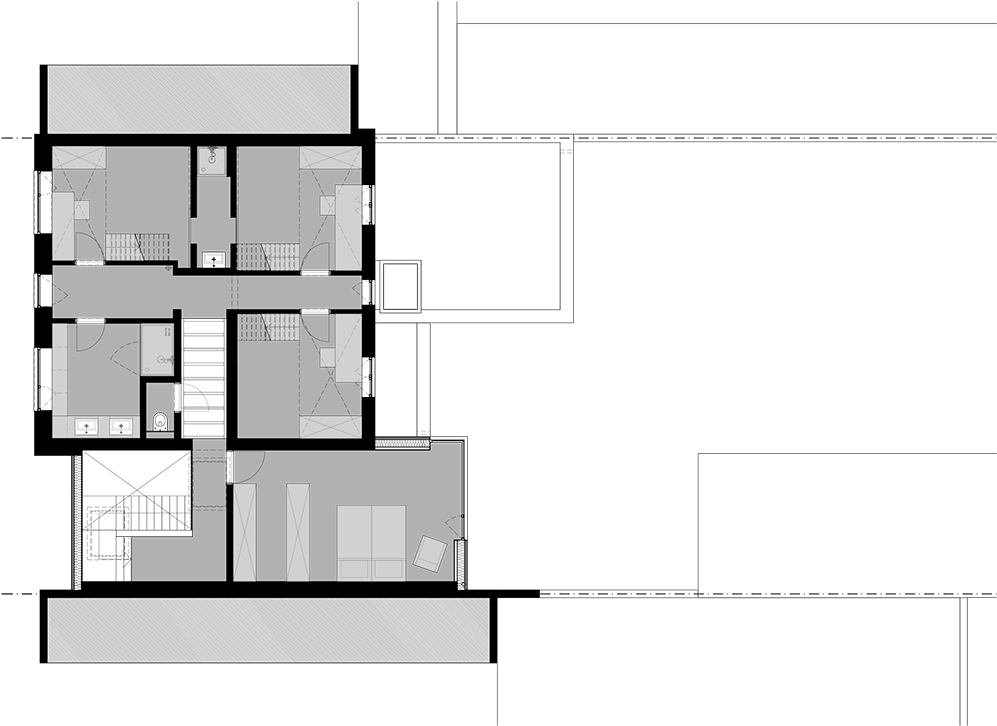 Freek Architecten Jenga - Floor Plan (1132x800), Png Download