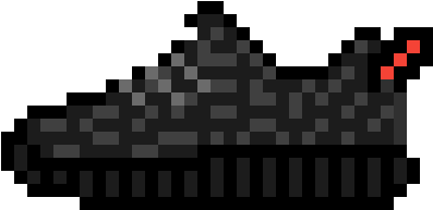 Yeezys Boost 350 Pirate Black - Halo Sprites (1200x1200), Png Download
