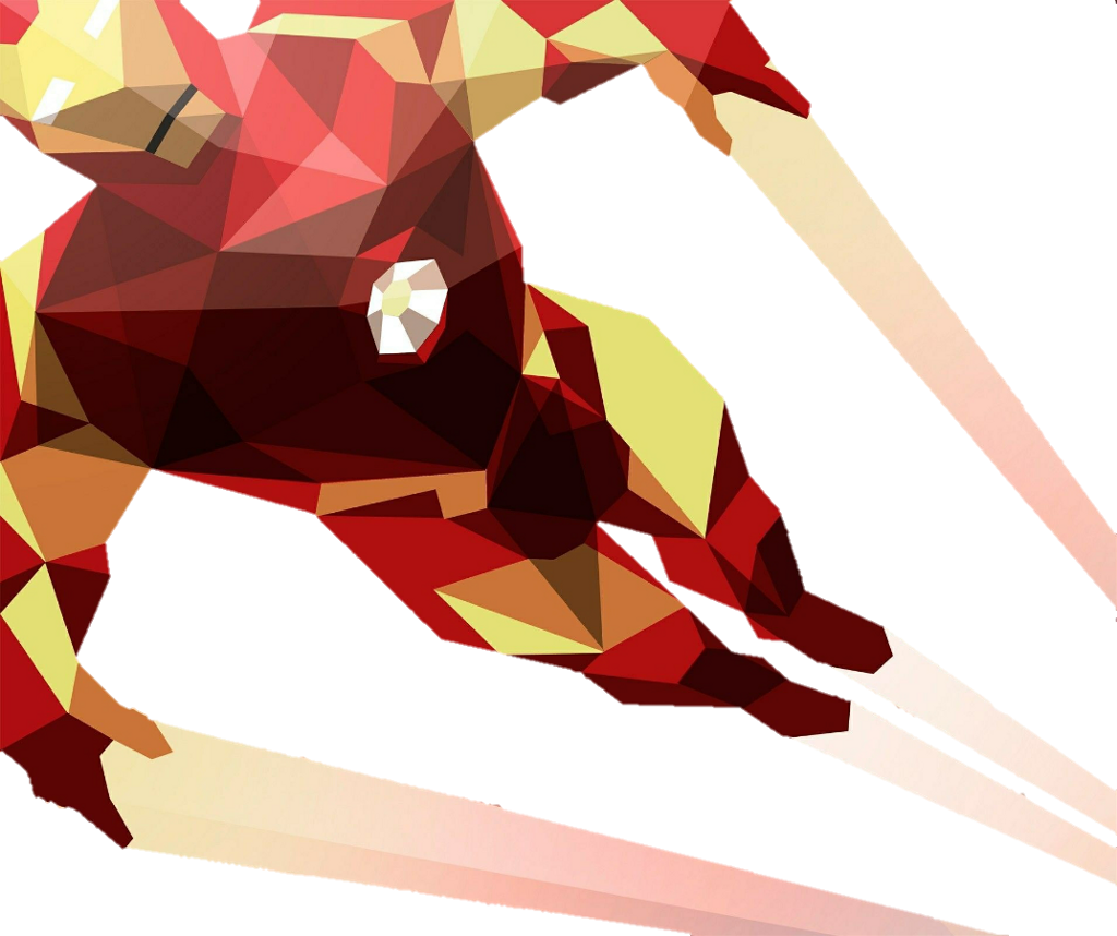 Dual Monitor Iron Man (1024x858), Png Download