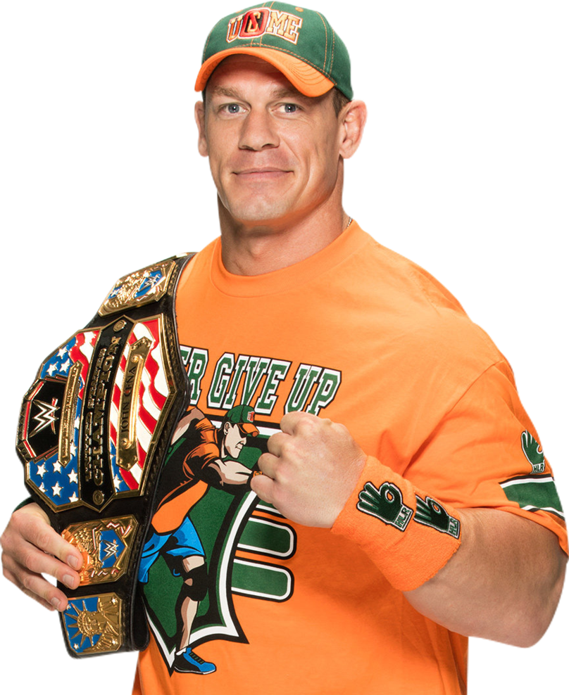 John Cena Transparent John Images Pluspng Png John - Wwe John Cena United States Champion 2015 (808x988), Png Download
