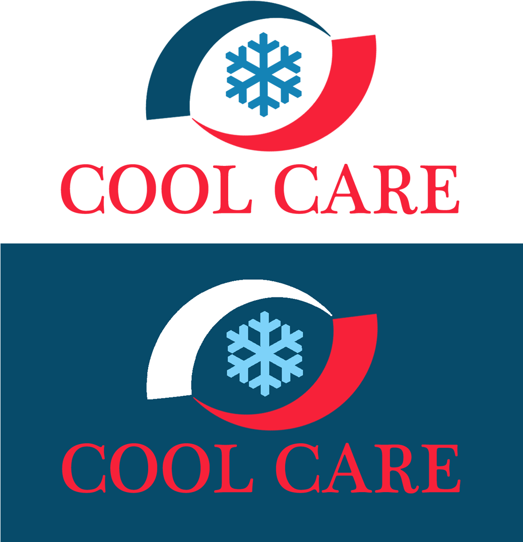 Air Conditioning Graphic Design For Cool Care In United - Air Conditioner Cool Logo (1038x1131), Png Download