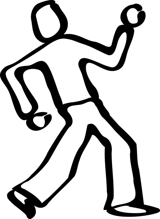 Disco Clipart Hip Hop Dancer - Easy Drawing Of Someone Dancing (526x720), Png Download