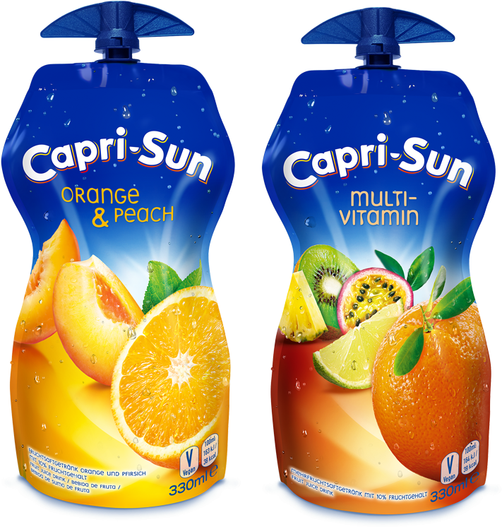 Capri-sun Orange & Peach And Multivitamin - Capri Sun Orange Peach (800x800), Png Download