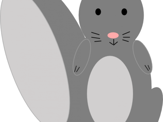 Gray Squirrel Clipart Acorn Clip Art (640x480), Png Download
