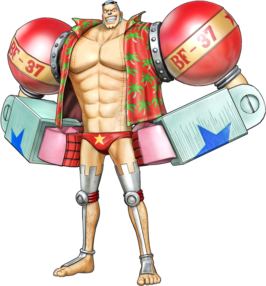 One Piece Clipart Franky - One Piece Pirate Warriors Franky (1024x1011), Png Download