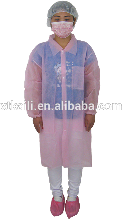 Disposable Non Woven Pink Lab Coat - Jackets For Men 2011 (800x800), Png Download