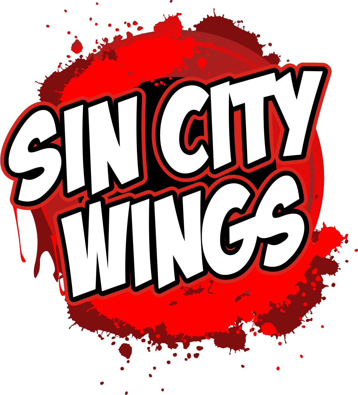 Sin City Wings - Logo Wings Food (1200x1325), Png Download