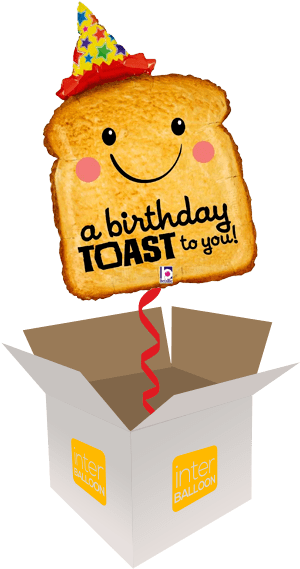 32″ Birthday Toast - Happy Birthday Sunflower Bouquet (568x568), Png Download