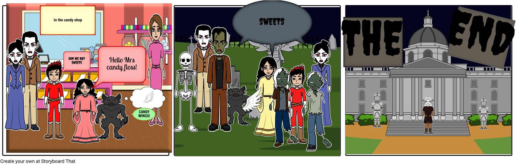 The Sweets - Cartoon (1746x559), Png Download
