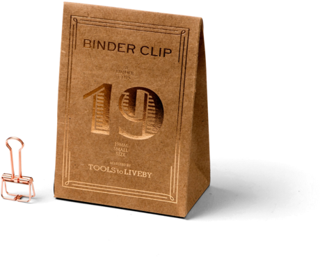 19 Binder Clips - Paper Bag (600x643), Png Download