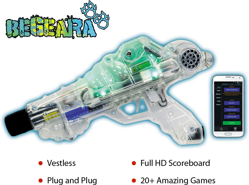 Begeara Is The Most Compact And Versatile Indoor Laser - Water Gun (1150x900), Png Download