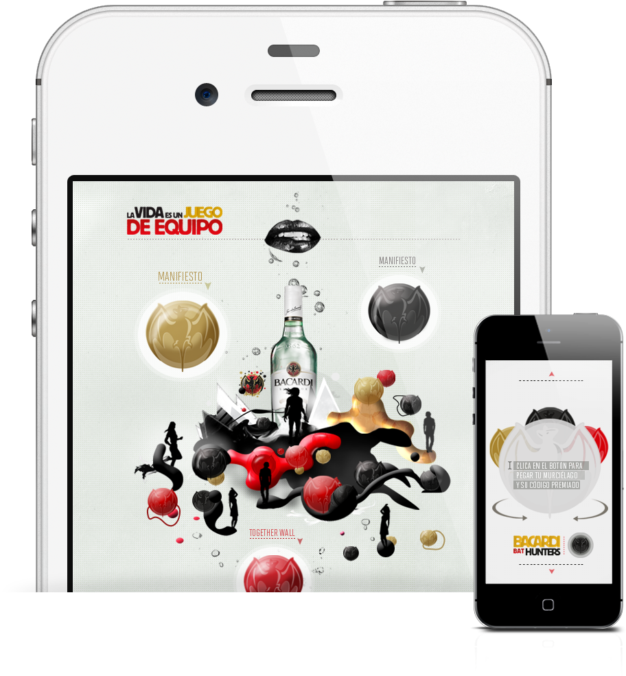 Logo "bacardi Together" Broke Into An Internet Banner - Iphone (1140x1017), Png Download