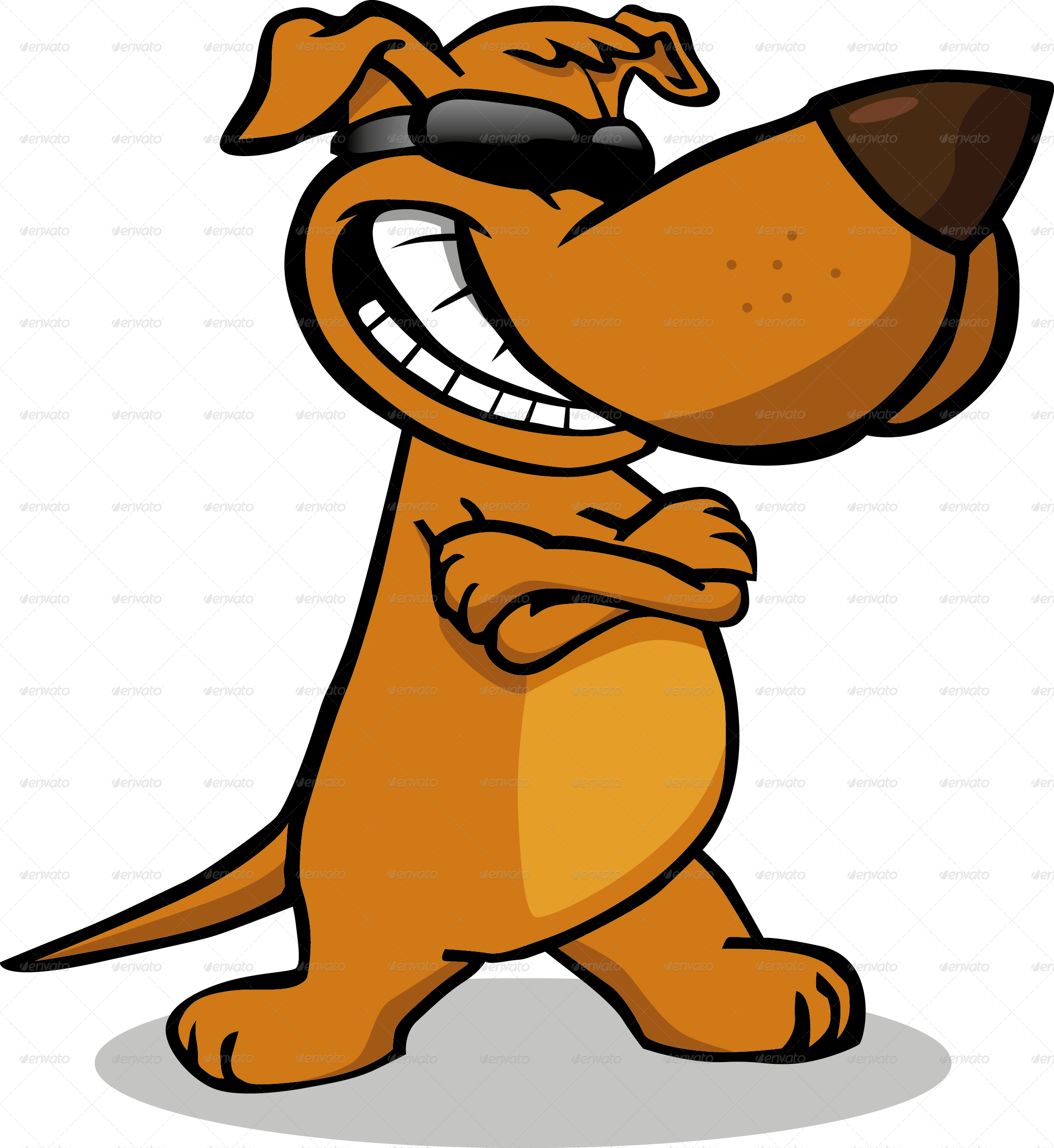 Dog Jpg Dog Png - Cartoon (2269x2471), Png Download