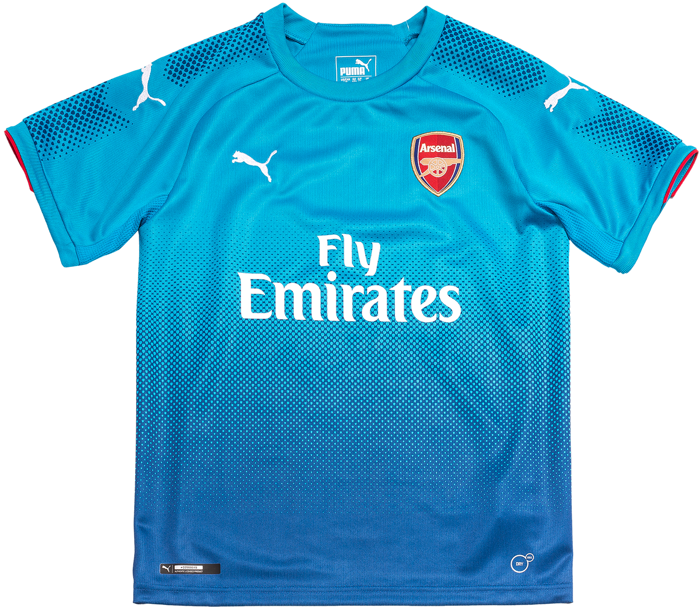 Arsenal Away Jersey 2017/18 - Warrington Wolves Home Shirt 2018 (1600x1600), Png Download