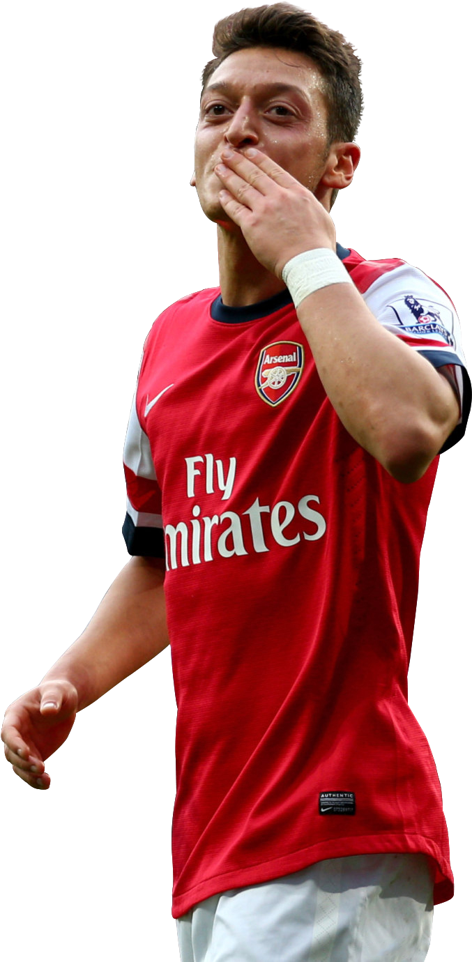 Mesut Özil - Arsenal (763x1416), Png Download