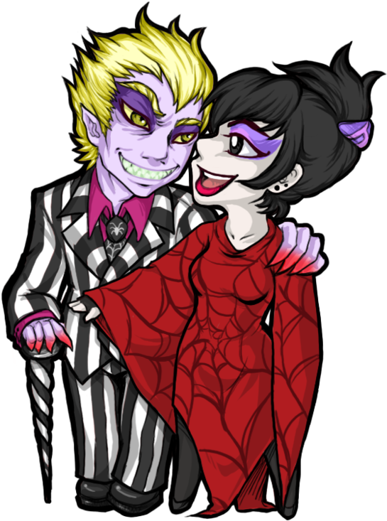 Beetlejuice Drawing Ink (600x790), Png Download