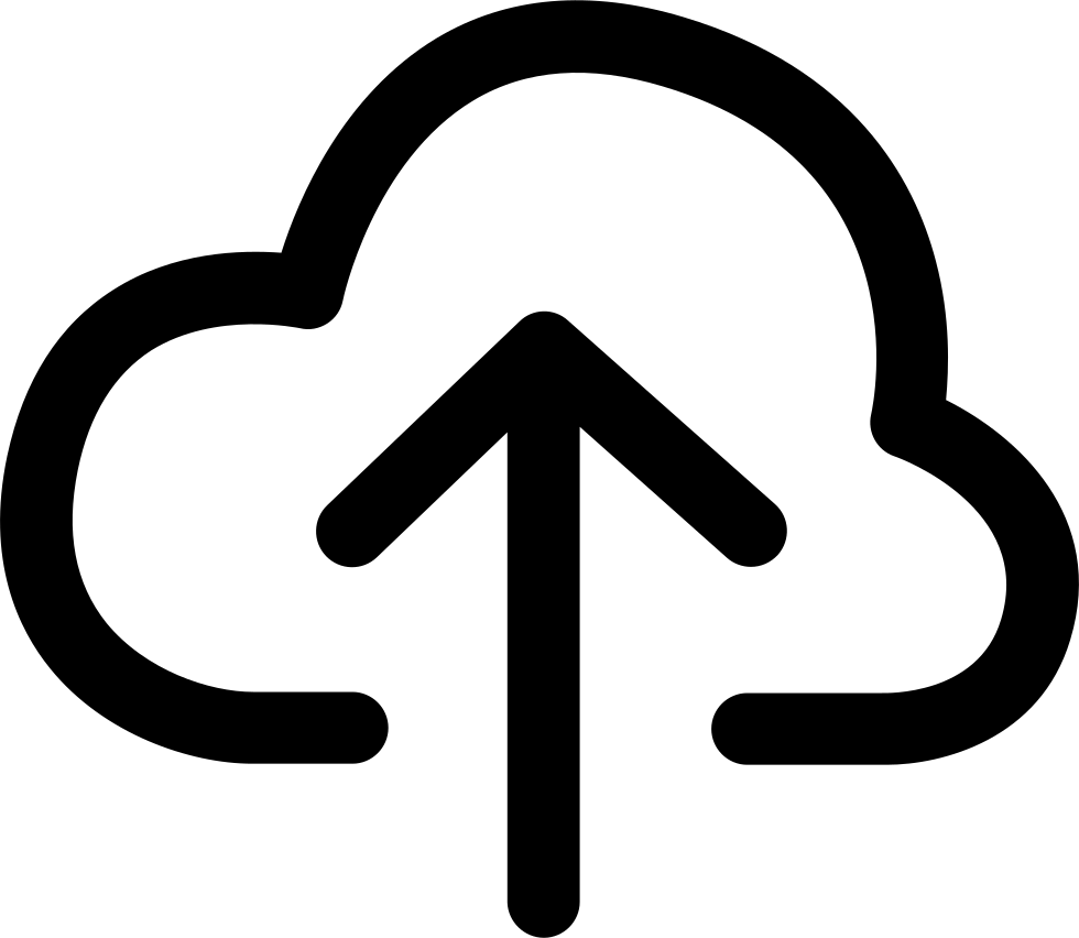 Arrow Png Icon Free - Cloud Upload Icon Svg (980x852), Png Download