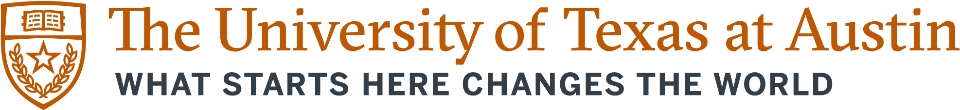 Starts Png - University Of Texas At Austin What Starts Here Changes (2417x657), Png Download