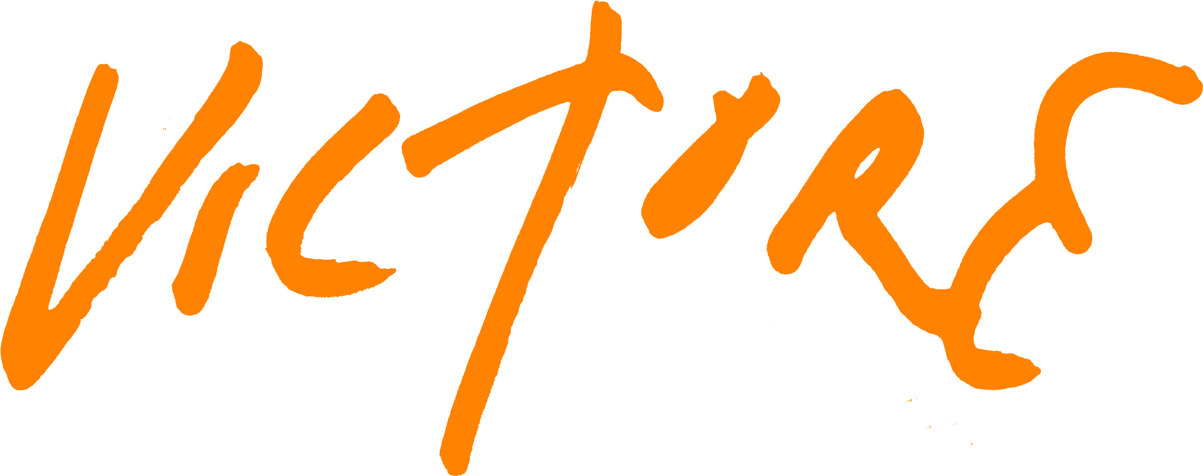 Victore -sig3 - Calligraphy (4358x1974), Png Download