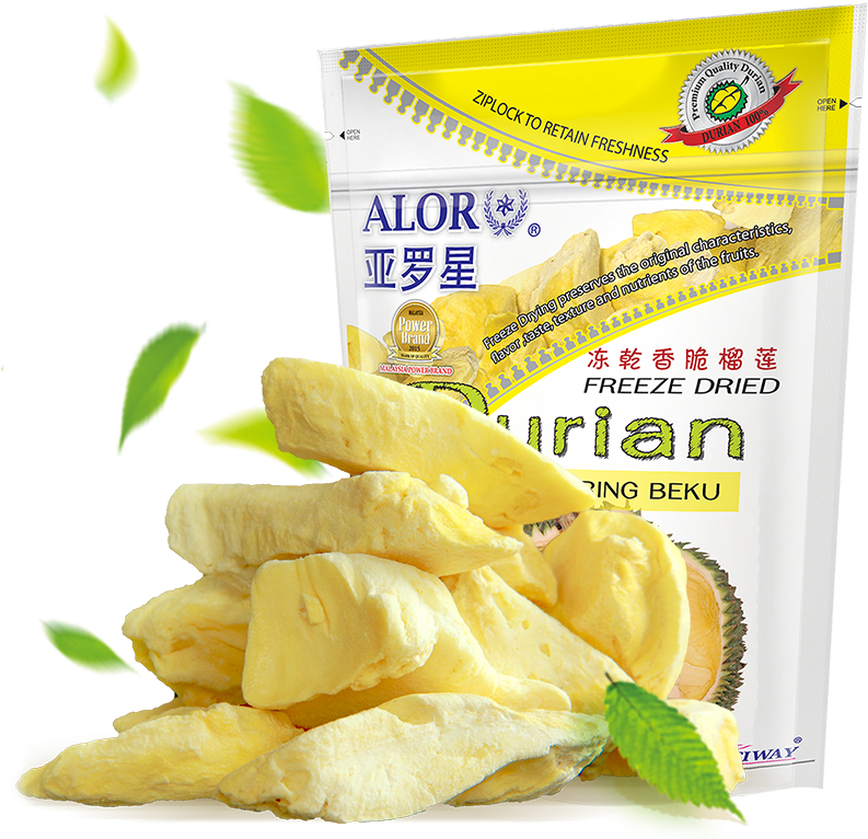 Arostar Alor Malaysia Durian Dry Import Special Products - Alor Freeze Dried Durian (800x800), Png Download