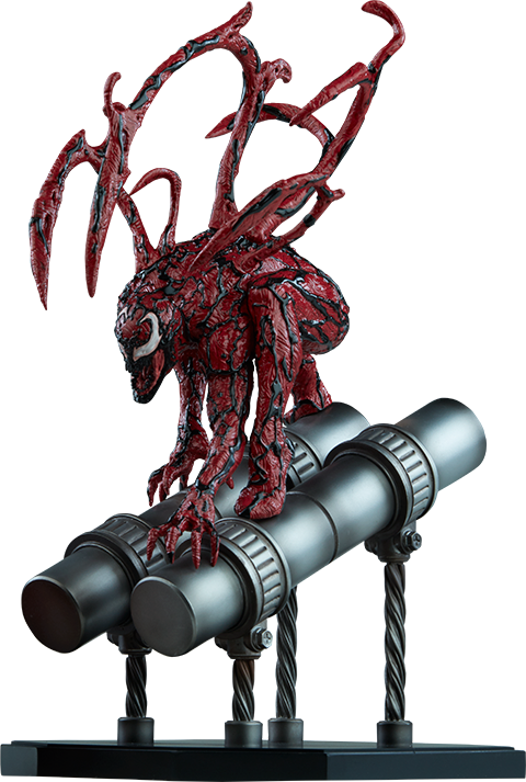 Iron Studios Carnage Statue - Illustration (480x713), Png Download