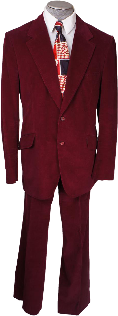 1236 X 1236 6 - Red Corduroy Men's Suit (1236x1236), Png Download