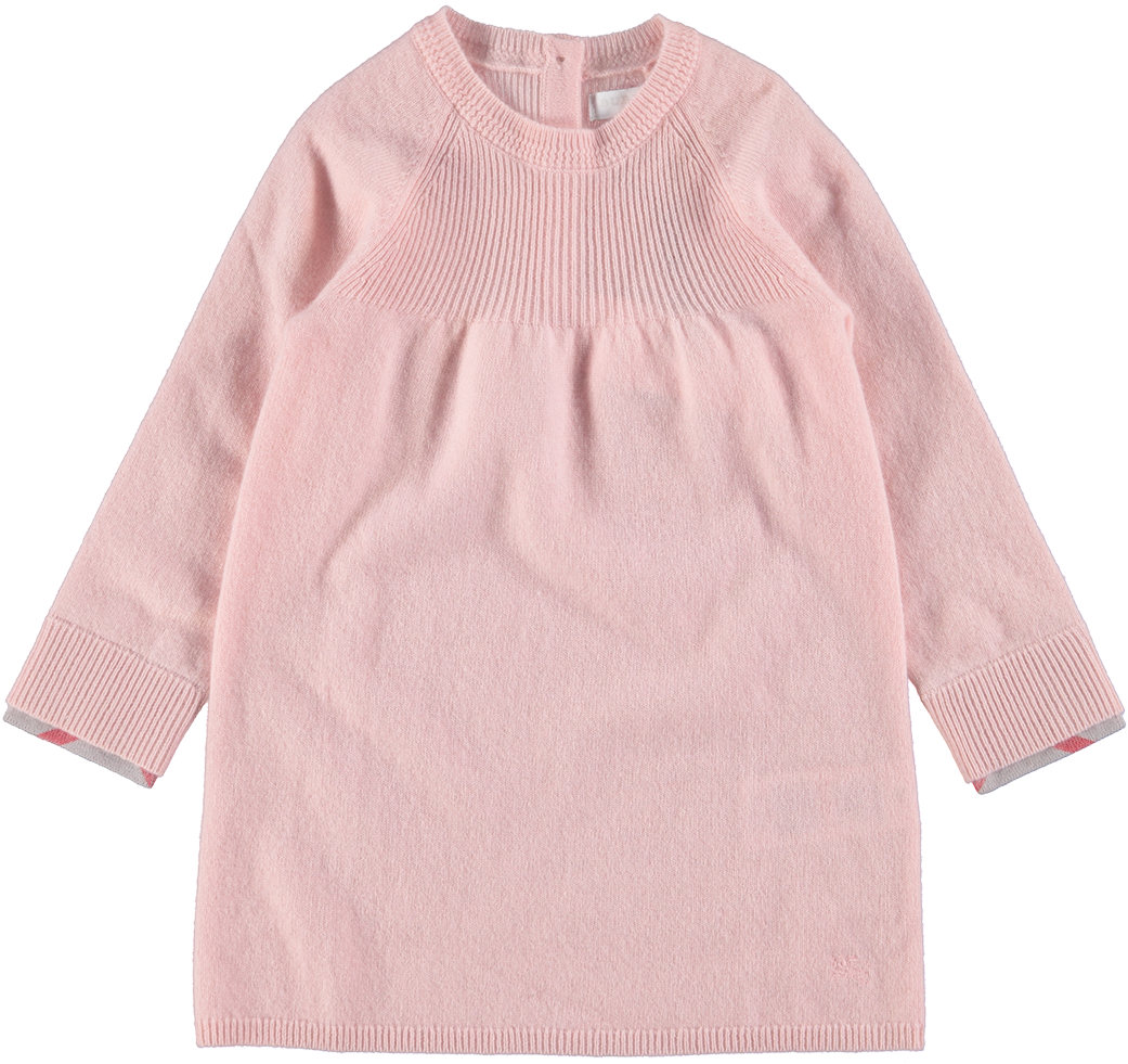 Picture Of Babies Knit Dress Pink - Sweater (1042x1042), Png Download
