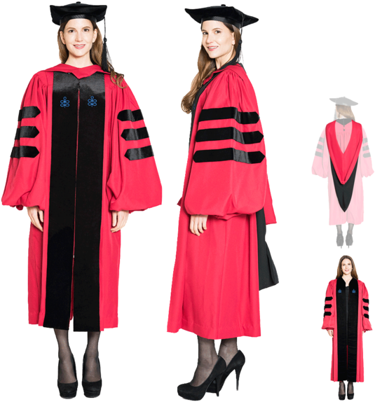 Congratulations On Your Graduation And Best Of Luck - Harvard Phd Graduation Gown (600x600), Png Download