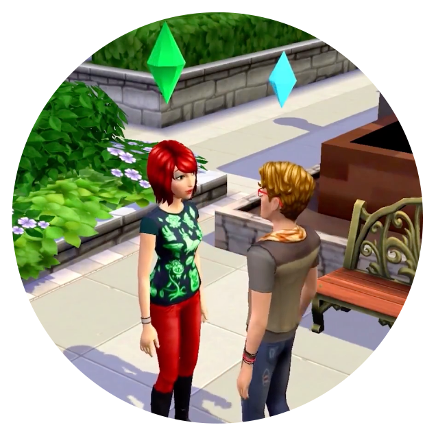Personalize Your Sims Home Layouts And Designs, And - Sims De Celular (636x636), Png Download