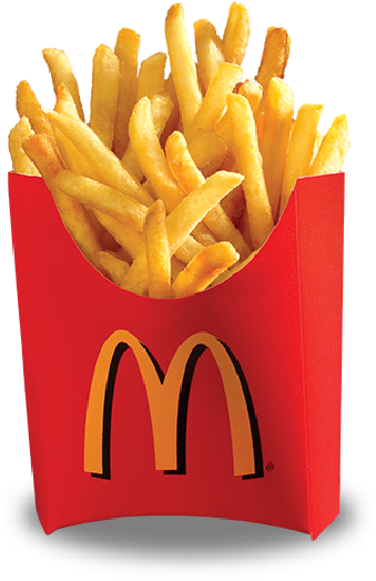薯条 - Cheeseburger And Fries Mcdonalds (640x590), Png Download