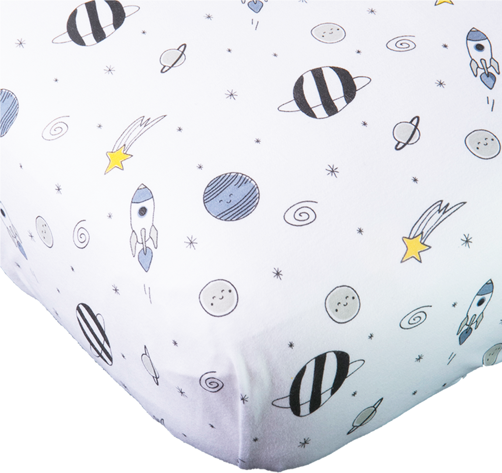 Crib Sheet Blue Universe - Inflatable (1604x1604), Png Download