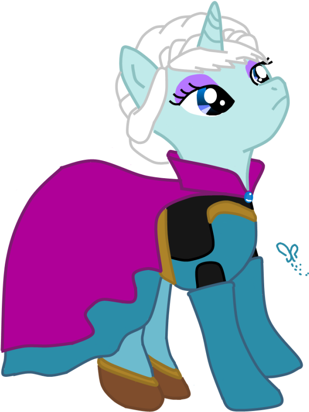 Elsa Frozen Clipart At Getdrawings - My Little Pony Frozen Elsa Coronation (657x903), Png Download