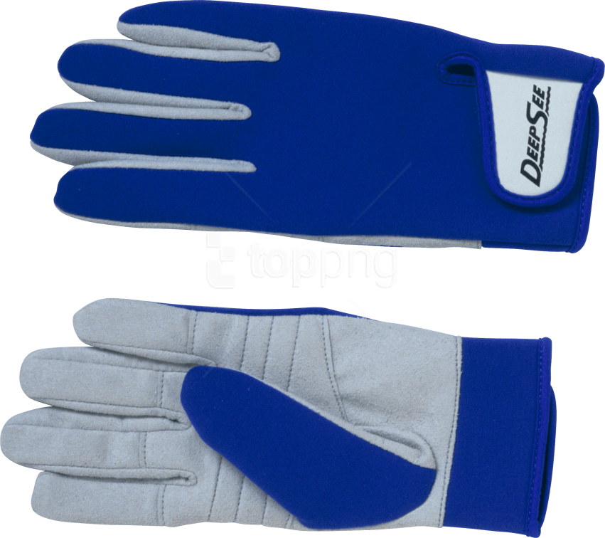 Deep See Blue Gloves Png - Football Gear (851x756), Png Download