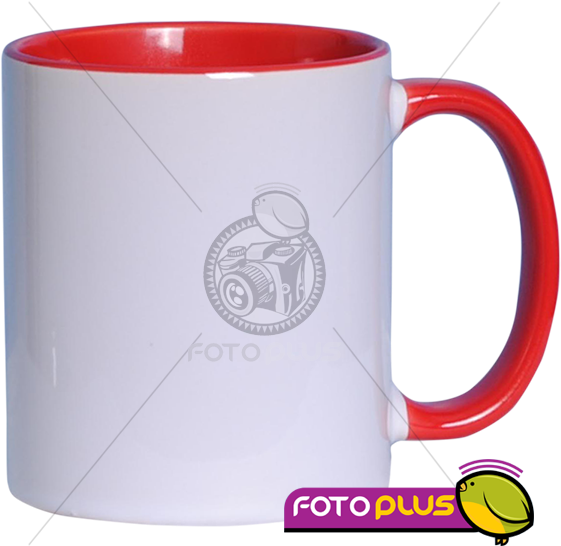 Tazas En Sublimación Asa Interior Color - Taza Corazon Sublimada (600x600), Png Download