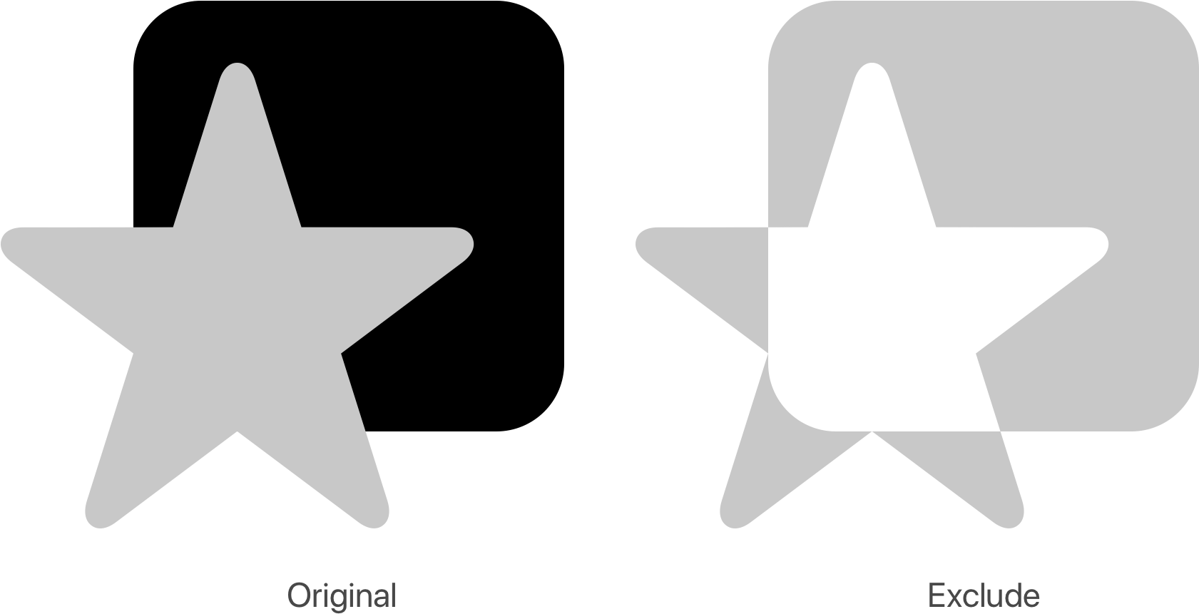 When Excluding Shapes, All The Shape Components Below (1680x873), Png Download