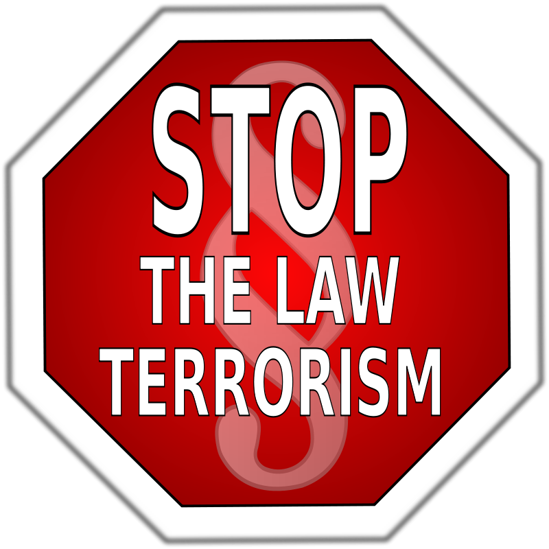 Free Clipart - Stop Terrorism Logo Png (800x800), Png Download