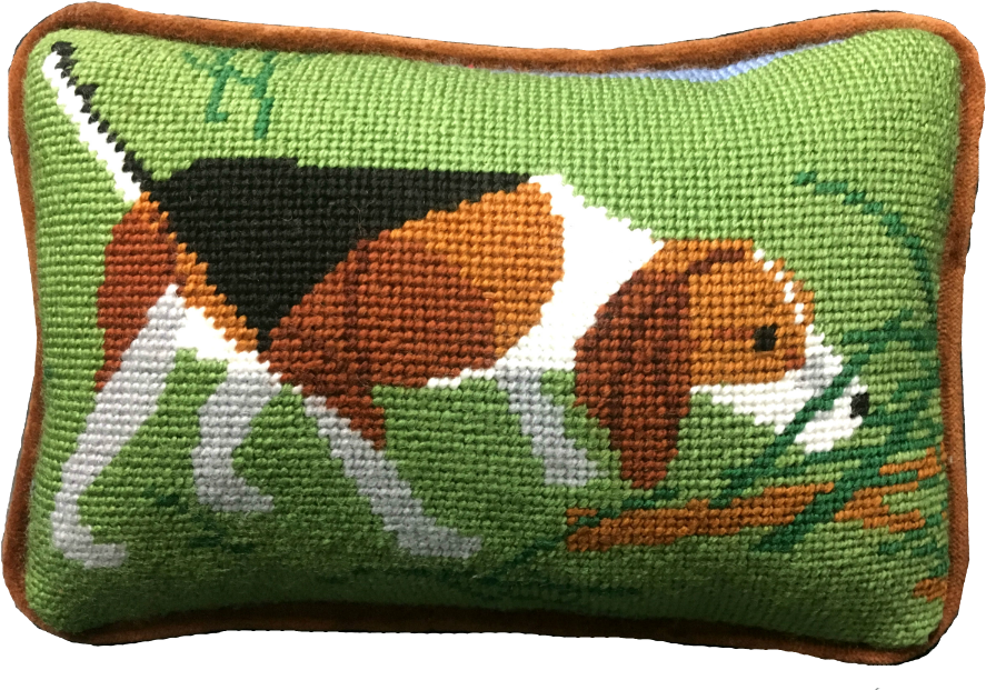 Charley Harper Needlepoint Beagle - Needlepoint (900x664), Png Download