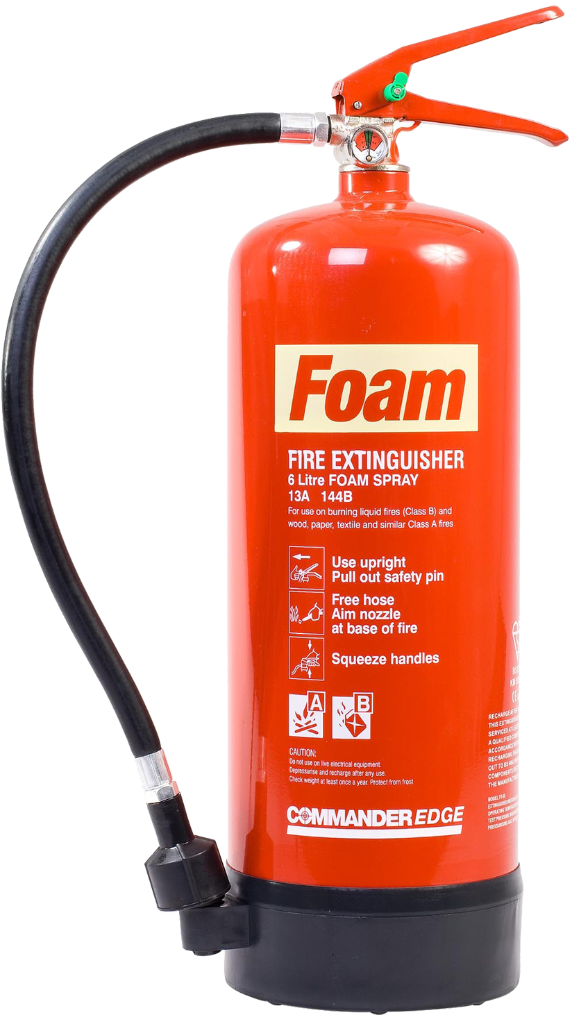 Extinguisher - Portable Fire Extinguisher Foam (1111x1667), Png Download