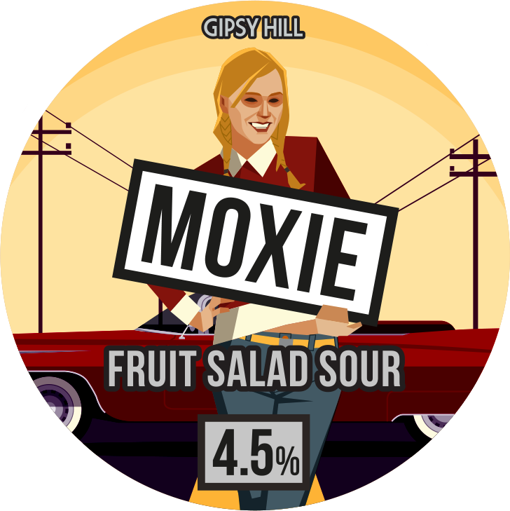 Moxie - Label (728x729), Png Download