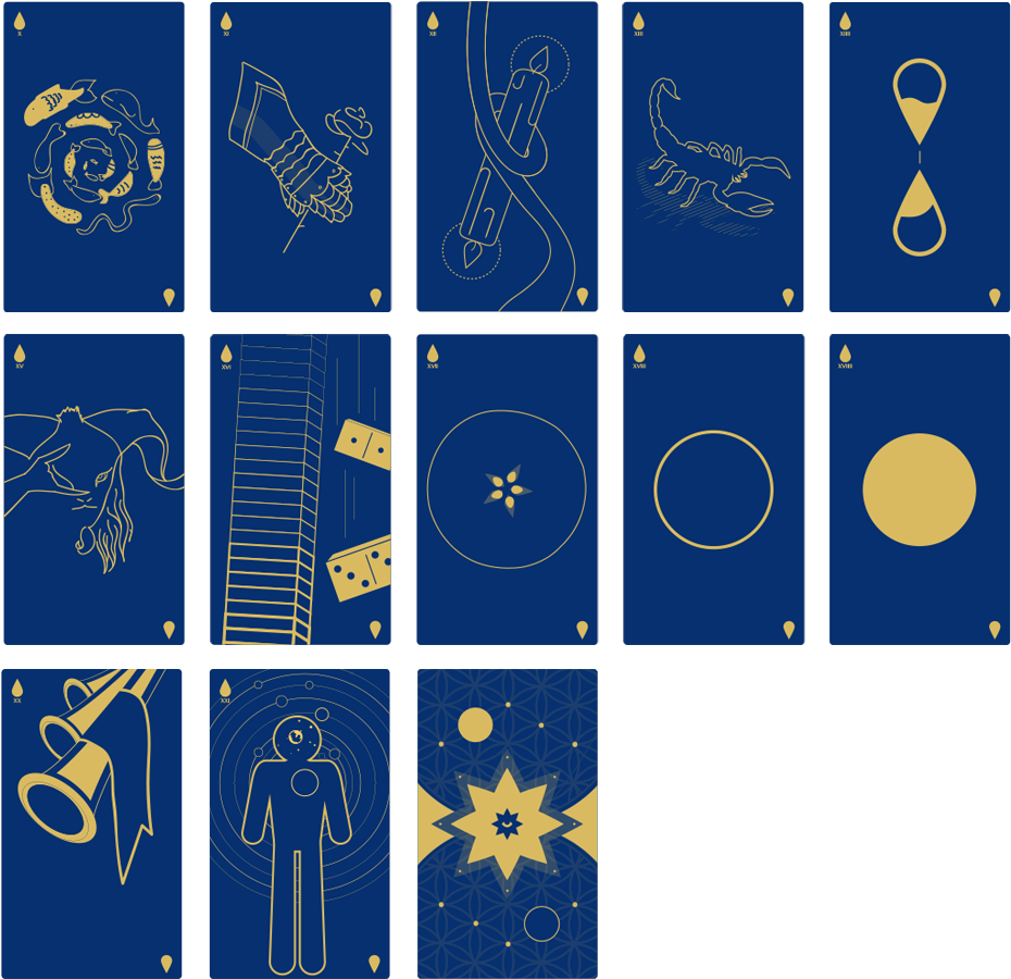 Tarot Part - Tarot Cards Graphic Design (1080x956), Png Download