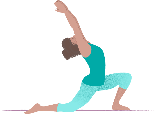 Anjaneyasana, Low-lunge, A Yoga Pose For After A Run - Pilates (667x513), Png Download