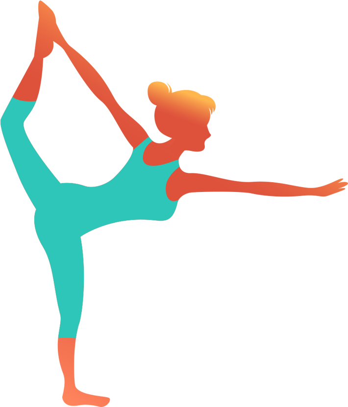 King Dancer Pose - Exercise (1000x1000), Png Download