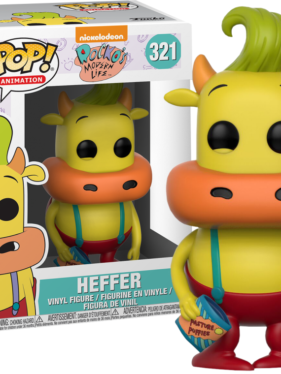 Heffer Rocko Modern Life Pop Funko - Funko Pop Heffer Chase (570x760), Png Download