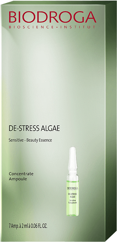 De-stress Algae Sensitive Concentrate - Biodroga (960x960), Png Download