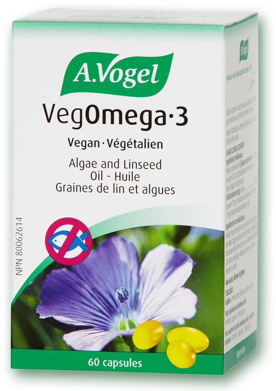Helps Support Eye And Cardiovascular Health And Helps - Vogel Veg Omega 3 (800x800), Png Download